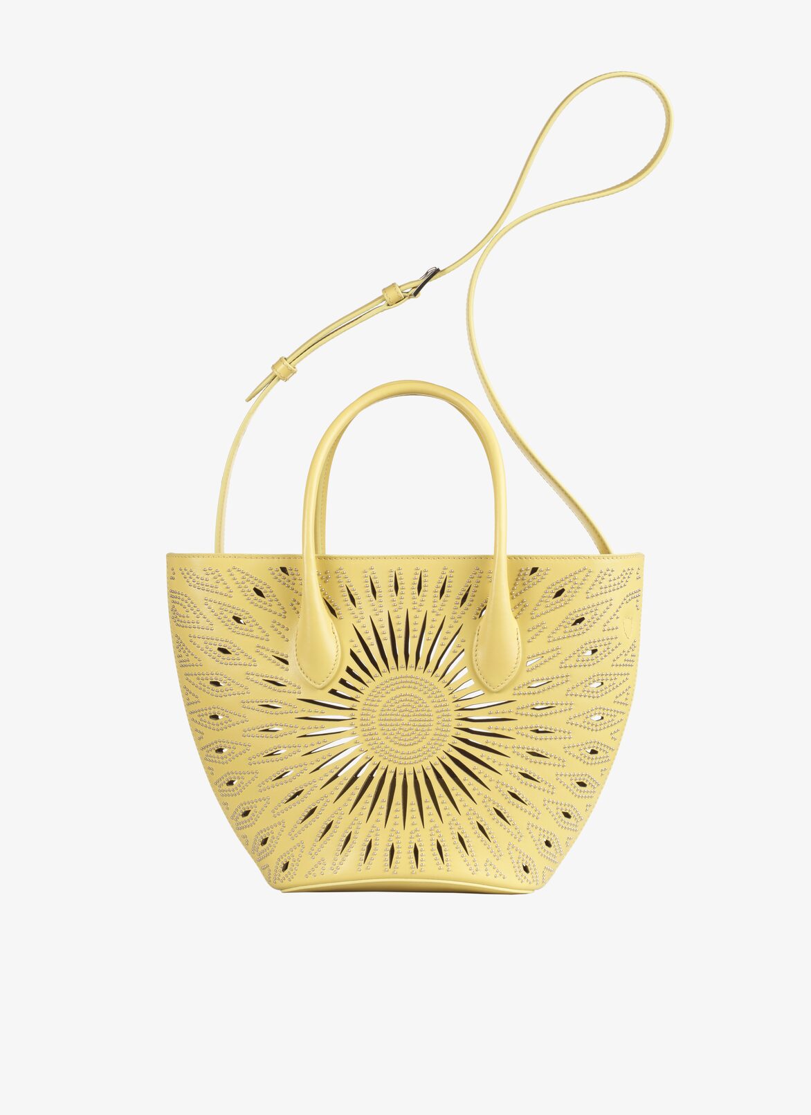 Latifa 15 Handbag ALAÏA TOPAZ YELLOW LATIFA 15 HANDBAG